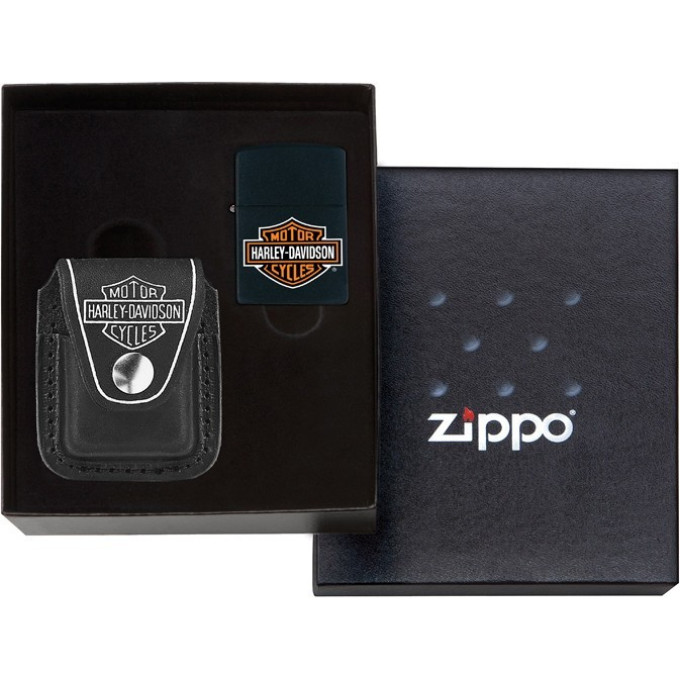 Zippo Harley-Davidson 218HD.H252 с чехлом HDP6